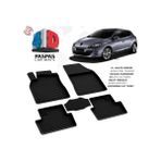 Renault Megane 3 Ferrous 4d Havuzlu Kauçuk Paspas 2008 - Siyah