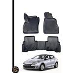 Renault Megane 3 Hatchback 3D Havuzlu Oto Paspas Kauçuk Sky