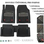 Renault Megane 3 Hb 2012 Uyumlu 4 cm Derin Havuzlu 5 Parça Set 3D Paspas Takımı Siyah - Gri