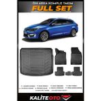 Renault Megane 3 Sporttourer Bagaj Havuzu+4.5d Havuzlu Paspas Seti 2010 Model - Siyah