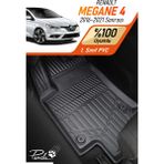 Renault Megane 4 2016 - 2021 Arası 4d Havuzlu Paspas Takımı - Siyah