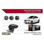 Renault Megane 4 2016- Kol Dayama Kolçak Geçmeli Abs Siyah