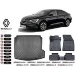 Renault Megane 4 2021 Model Sağ Kulak Bagaj Havuzu Araca Özel Siyah Extra Havuzlu Paspas Takımı