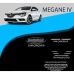 Renault Megane 4 Cam Çerçevesi-yan Çamurluk-ön Panjur Çıtası Set