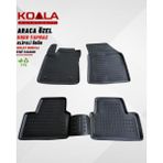 Renault Megane 4 Sedan Uyumlu 3D Havuzlu Paspas - Siyah