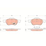 Renault Megane II Laguna II Ön Fren Balatası 2002-2008