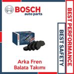 Renault Megane IV 2015-2020 Bosch Arka Fren Balata Takımı