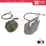 Renault Megane Mk2 2002-2008 4/5 Kapi 82000280068 Icin Arka Sag Kapi Cam Kriko Tamir Seti