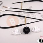 Renault Megane Mk2 2002-2009 3-Kapı Hb Coupe 8200325137 İçin Elektrikli Sağ Cam Kriko Tamir Seti