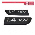 Renault Megane MK2 Scenic MK2 için 2 Parça 1.4 16V Monogram Amblemi Yazısı 8200209128