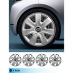 Renault R 19 14 Inç Jant Kapağı Amblemli Gri (4-Adet) 108 MJDT-MB-11398