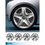 Renault R 19 14 Inç Jant Kapağı Amblemli Gri (4-Adet) 118 MJDT-MB-11401