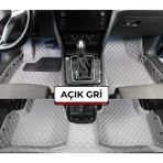 Renault Reno 12 Tx Açık Gri 8d Premium Tam Kaplama Havuzlu Deri Oto Paspas