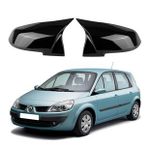 Renault Scenic 2 05-09 Araca Özel Batman Yarasa Ayna Kapağı Pianoblack