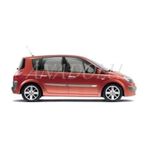 Renault Scenic 3 2010 Üzeri Paslanmaz Çel 4 Parça Krom Cam Çıtası