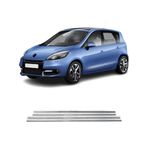 Renault Scenic 3 Krom Cam Çıtası 4 Prç. 2009-2016 Paslanmaz Çelik