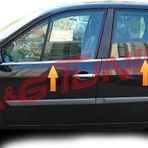 Renault Scenic Krom Cam Çıtası 4 Prç. 2005-2009 Paslanmaz Çelik