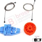 Renault Scenic Mk2 Jm0/1 2003-2009 4/5 Kapi 8200118775 Icin Elektrikli On Sag Cam Kriko Tamir Seti