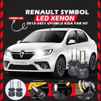 Renault Symbol 2013-2021 Kısa Far Uyumlu Şimşek Etkili Led Xenon Premium Series H7