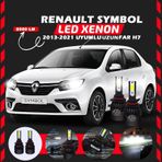 Renault Symbol 2013-2021 Uzun Far Uyumlu Şimşek Etkili Led Xenon Light Series H7