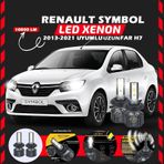 Renault Symbol 2013-2021 Uzun Far Uyumlu Şimşek Etkili Led Xenon Premium Series H7