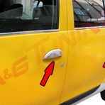 Renault Symbol 2013 Üzeri Paslanmaz Çelik 4 Kapı Krom Kapı Kolu