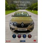 Renault Symbol 3 2016-2021 Yeni Tasarım Amblem Kaplama Sticker