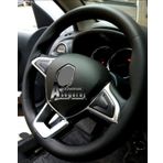 Renault Symbol Uyumlu Dikmeli Direksiyon Kilifi Siyah Duz Deri Kokusuz ( Delux)38×10.5Cm