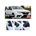 Renault Symbol Yarasa Batman Ayna Kapak - Piano Black - Sinyalli Ay