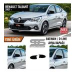Renault Taliant Batman Yarasa Ayna Kapağı Piano Black