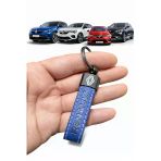 Renault Ve Logolu Anahtarlık Suni Deri (Lacivert)