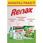 Renax Avantaj Paketi Bulaşık Makinesi Kapsülü 33'lü + Bulaşık Makinesi Tuzu 1500 G + Bulaşık Makinesi Parlatıcısı 400 ml