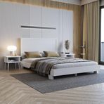 Renazzo Mobilya Alaz Model Yatay 90x190 cm Beyaz Renk Çam Ahşap Karyola