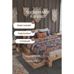 Renazzo Mobilya Letto 2 Çekmeceli Modern Karyola - 1. Sınıf Mdf Fonksiyonel Çekmeceli Depolama Alanlı Karyola - 180 x 200 cm