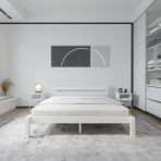 Renazzo Mobilya Letto Model Beyaz 140x190 cm Çam Ahşap Karyola