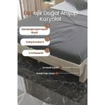 Renazzo Mobilya Lotus New Modern Ahşap Karyola - Bohem ve Modern Tasarım Sarsılmaz Masif Ahaşp Karyola - 90 x 190 cm