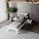 Renazzo Mobilya Shark New Mdf Karyola Beyaz
