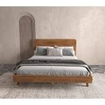 Renazzo Mobilya Softwood Ahşap Ceviz Karyola | Kolay Kurulum Beyaz