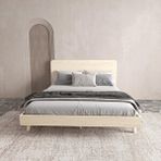 Renazzo Mobilya Softwood Ahşap Vernik Karyola | Kolay Kurulum Beyaz