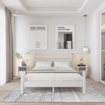 Renazzo Mobilya Urban Model 100x200 cm Beyaz Çam Ahşap Karyola