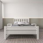 Renazzo Shark Mdf Karyola - Beyaz - Antrasit - 150x200