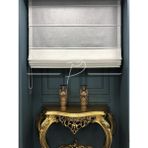 Rendecioğlu Tekstil Katlamalı Keten Perde Foldet Keten Ekru Renk - 150 x 270 cm - Kırık Beyaz