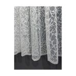 Rendecioğlu Tekstil Tül Perde Pati Desen Örme Kumaş (Kısa Camlar Için Uyumlu) - Ekru - 175 x 190 cm