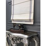 rendecioğlutekstil Katlamalı Keten Baskılı Perde Versa Desen 80 x 270 Açık Gri