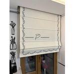 Rendecioğlutekstil Katlamalı Keten Perde Tomurcuk Desen Krem 120 X 270