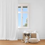 rendecioğlutekstil Lüx Saten Güneşlik Perde 1. Kalite 2 Renk Seçeneği 240 x 270 Beyaz