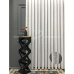 rendecioğlutekstil Tül Perde Foldet Keten Sık Kumaş Dokuma Etek Kurşunlu(Normal Pile Sıklığı) 300 x 260 ekru
