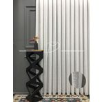 rendecioğlutekstil Tül Perde Foldet Keten Sık Kumaş Dokuma Etek Kurşunlu(Normal Pile Sıklığı) 450 x 270 ekru