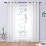 rendecioğlutekstil Tül Perde Kapsüllü Kuş Gözü Perde Keten Tül 250 x 270