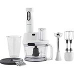 Rendeli El Blender Seti 700 W, Beyaz, Çok Renkli, Pratik ve Hızlı Kullanım - Açık Bej